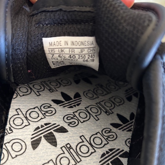 Khaite X Adidas Women’s Black Suede Sneakers with Gum Sole 8.5 - Picture 6 of 7